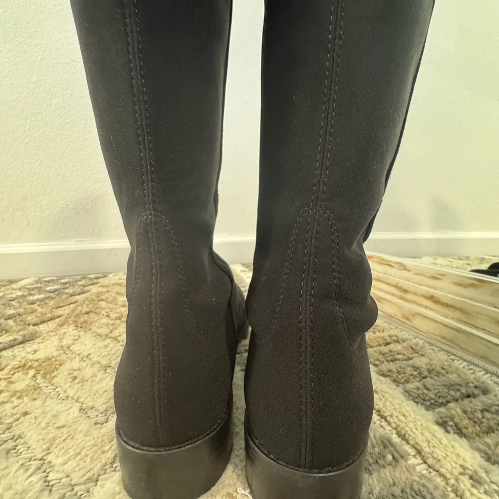 Stuart Weitzman Black Suede Over-the-Knee (OTK) 5050 Boots women’s size 11 - Picture 8 of 15